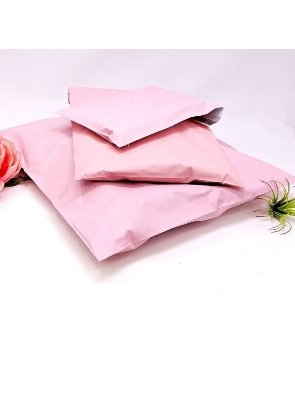 25 6X9 Poly Mailers Pale Pink Shipping Envelopes PRICE IS FIRM - Picture 6 of 6